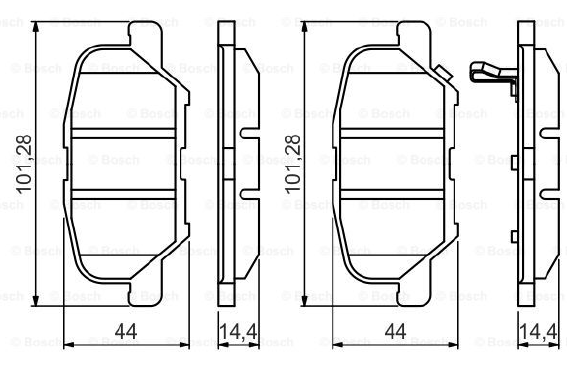 DİSK BALATA (ARKA) PEUGEOT 4008 1.6 HDİ 12-