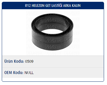 HELEZON GET LASTİĞİ (ARKA)(KALIN) RENAULT R12