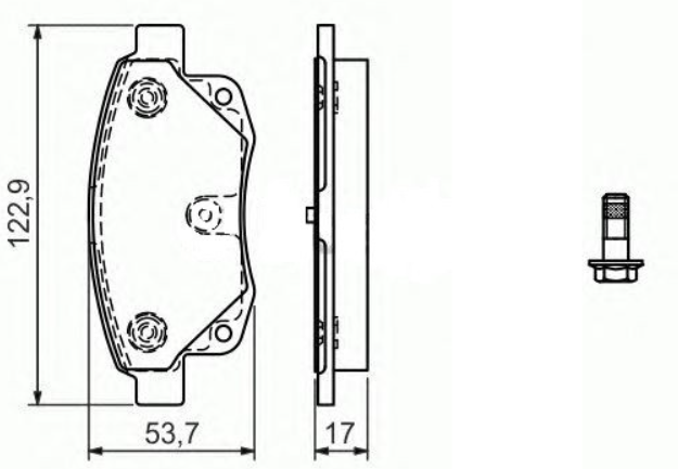 DİSK BALATA (ARKA) FORD TRANSİT 2.2 TDCİ V347 06-