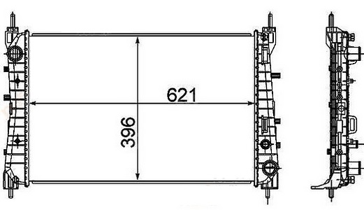 SU RADYATÖRÜ (MEKANİK)(MT)(MFI026) FIAT LINEA 1.3 MJTD-1.4 620X416