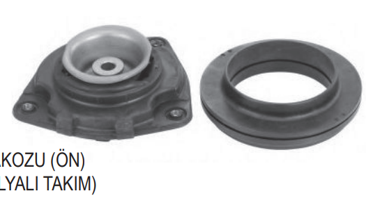 AMORTİSÖR TAKOZU (ÖN)(ÜST)(SAĞ)(BİLYALI TAKIM) QASHQAI / QASHQAI +2 (J10-JJ10) 1.5 DCİ-1.6-2.0 (07>14)