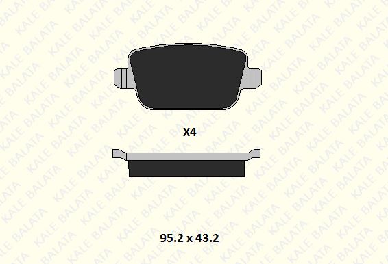 DİSK BALATA (ARKA) FORD FOCUS II, FOCUS I, GALAXY