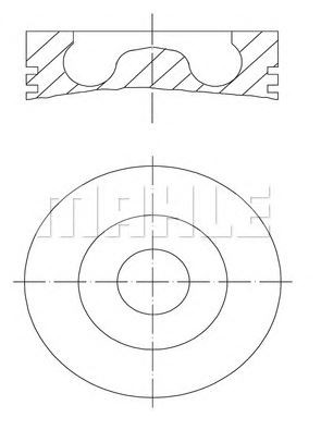 PİSTON,SEGMAN (STD)(86.00MM) FORD TRANSIT V347-V348 2.2 D DURATORQ 06- / PEUGEOT BOXER III