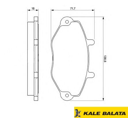 DİSK BALATA (ÖN) FORD TRANSİT T15 91