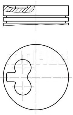 PİSTON,SEGMAN (+0.40)(94.40MM) CITROEN JUMPER I 2,8D 99-02 / FIAT DUCATO 2,8D 98-02 / PEUGEOT BOXER 2,8D 99-02