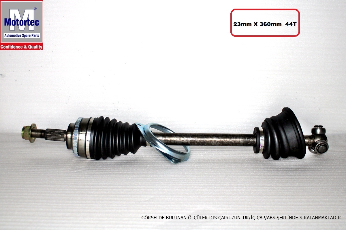 AKS KOMPLE (SOL)(630,00MM)(ABS,Lİ) RENAULT CLIO II 1.5 DCI 01- / KANGOO 1.5 DCI 02-