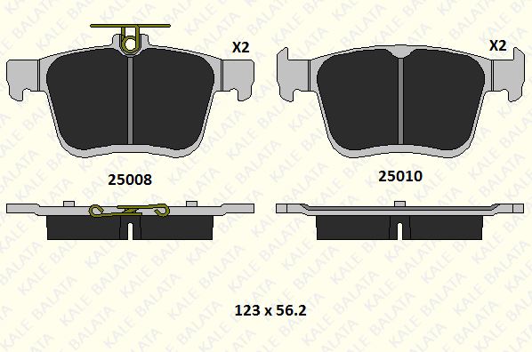 DİSK BALATA (ARKA) AUDİ A3, A3 CABRIO, A3 LİMOUSUN