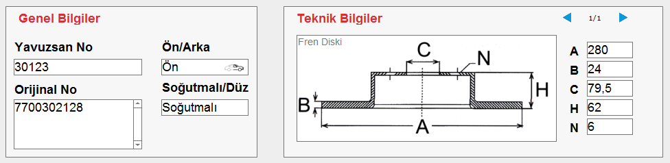 FREN DİSKİ (ÖN)(280MM) MASTER 98-/MOVANO98-