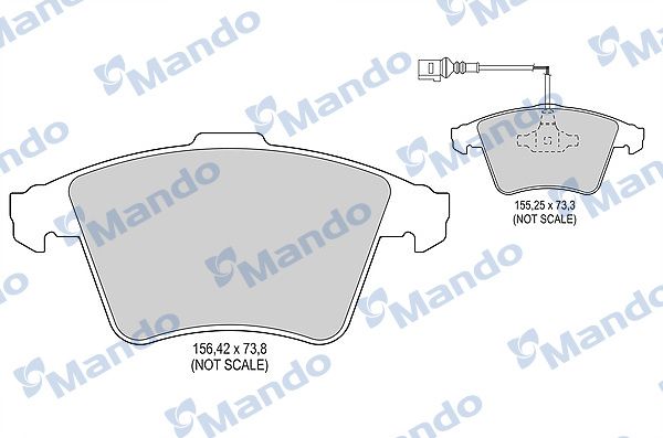 DİSK BALATA (ÖN) VW TOUAREG 2.5 R5 TDI 03-10