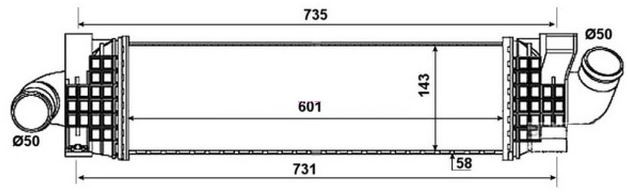 INTERCOOLER(IFR001) FORD FOCUS 1,6 TDCİ