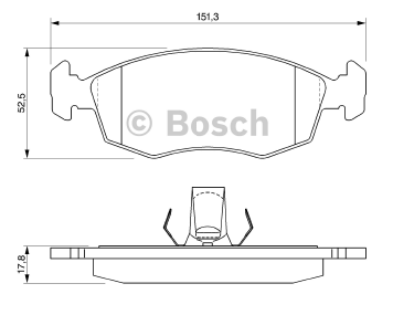 DİSK BALATA (ÖN) FIAT DOBLO 00-05 / PALİO 01-11 / PUNTO 99-03 / SİENA 98-12