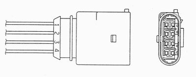 OZA826-EE8 LAMBDA (OKSİJEN) SENSÖRÜ VW CADDY II / GOLF IV / PASSAT B5 (ESKİ NOLAR:1789-0474-0413-1808)