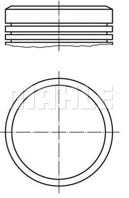 PİSTON,SEGMAN (+0.50)(78.50MM) PEUGEOT 206 - 1,6-16V (TU5JP4 EURO 3