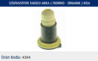 SÜSPANSİYON TAKOZU (ARKA) FIAT FIORINO