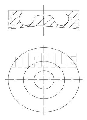 PİSTON,SEGMAN (STD)(86.01MM) FORD TRANSİT 2,0 TDCI 002-06 / MONDEO III 2,0 16V DI - TDDI - TDCI  00-07