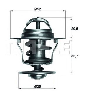 TERMOSTAT (88°C) FORD CONNCET 1.8 TDCI