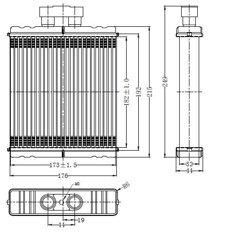 KALORİFER RADYATÖRÜ(KVW004) VW POLO 1.4İ / 1.4 TDI 01+