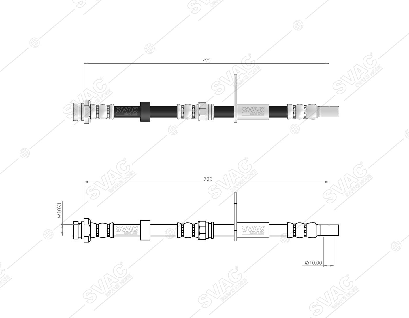 FREN HORTUMU (ÖN) MITSUBISHI L200 05-15 / PAJERO SPORT II 08-