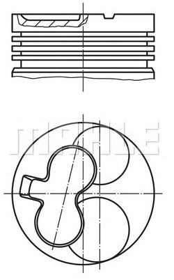 PİSTON,SEGMAN (STD)(79.00MM) OPEL-XATD 1.7 TD