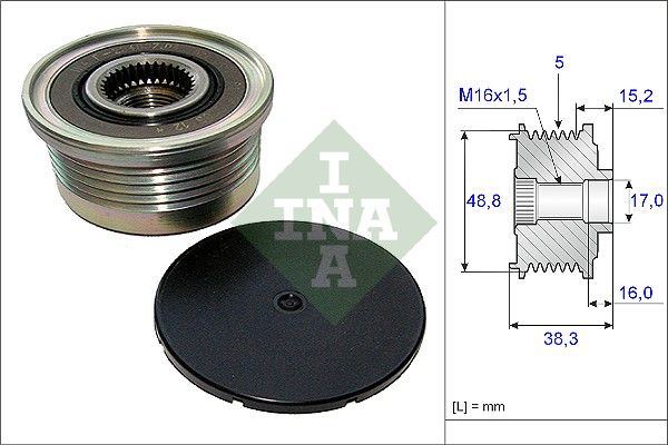 ALTERNATÖR KASNAĞI (5 KANAL) RENAULT LAGUNA II / MASTER II / TRAFIC II / OPEL MOVANO / VIVARO / DACIA LOGAN / SANDERO /