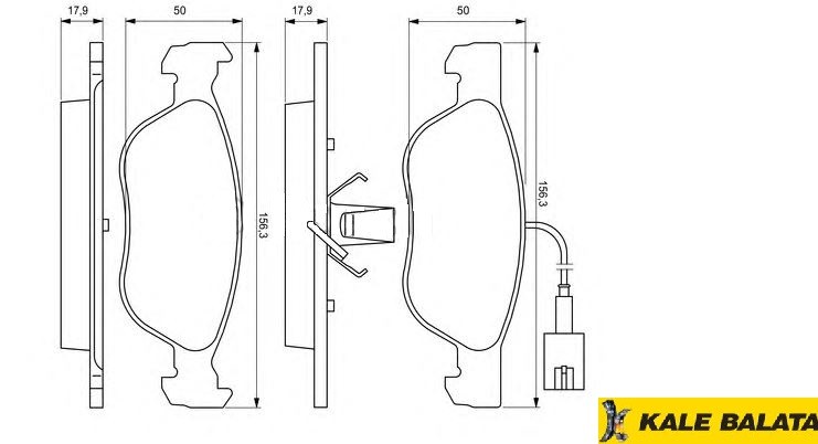 DİSK BALATA (ÖN) FIAT BRAVA BRAVO 95-01 MAREA 96-