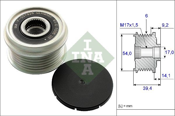 ALTERNATÖR KASNAĞI (6 KANALLI) RENAULT MEGANE IV / PEUGEOT BIPPER TEPEE / OPEL ASTRA G / ASTRA H / COMBO / CORSA D / TIGRA