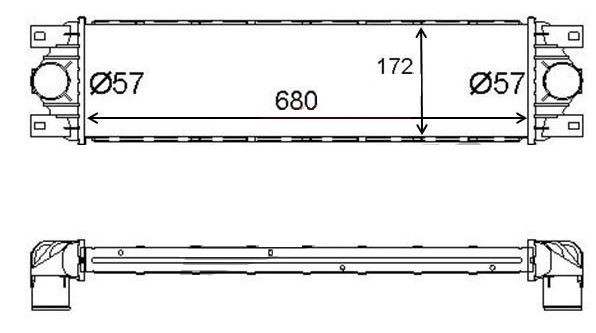 INTERCOOLER(IRN003) RENAULT MASTER II 98- / MOVANO 98-