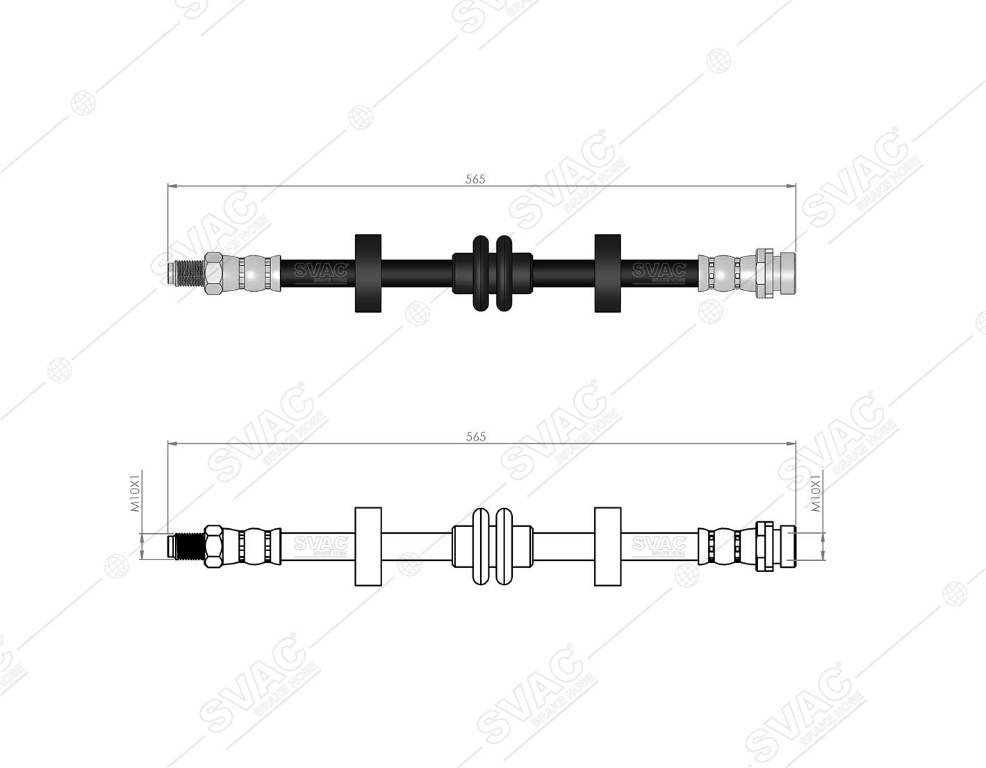 FREN HORTUMU (ARKA) FORD MONDEO I   DİSK  (GBP) 93-96