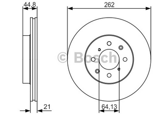 FREN DİSKİ (ÖN)(262MM) HONDA CIVIC 1.4İ 16V