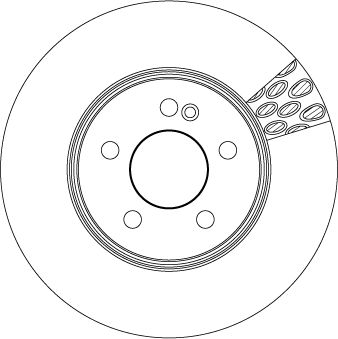 FREN DİSKİ (ÖN) M.BENZ C-SERİSİ (W205-A205) C200-C200D-C220D 15- / E-SERİSİ (W213) E180-E200-E220D 16-