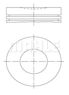 PİSTON,SEGMAN (STD)(85.00MM) EW10J4