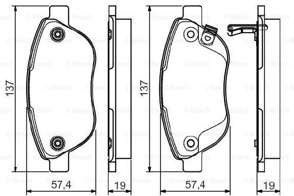 DİSK BALATA (ÖN) FIAT 500L 1.3-1.6 MJET-1.4 2012-