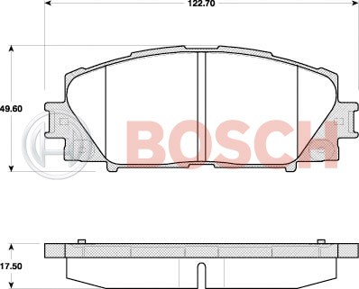 DİSK BALATA (ÖN)(YENİ NO:0986494198) YARİS 1,4VVT-İ 05-