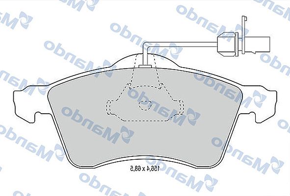 DİSK BALATA (ÖN) VW TRANSPORTER T4 1.8-1.9D-2.0-2.4D-2.5-2.5 TDI 90-