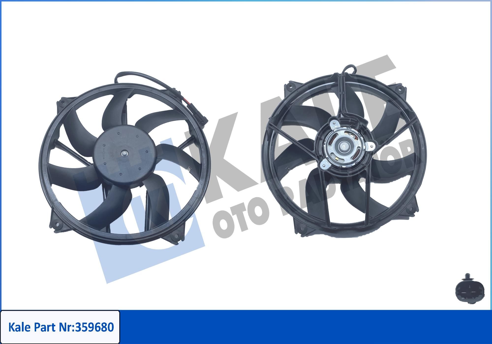 FAN MOTORU PEUGEOT 308 / 308CC / 308SW / 3008MPV / 5008 07<16 / PARTNER / PARTNER TEPEE 10- / RCZ 1.6/2.0HDI - CITROEN BERLINGO / C4 II / C4 GRAND PICASSO / C4 PICASSO 08<15 1.6/2.0HDI - DS DS 4 / DS 5 2.0HDI 15