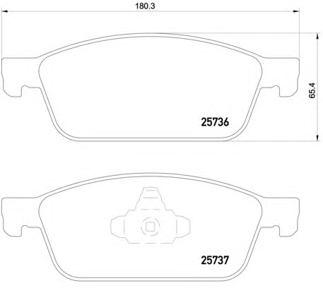 DİSK BALATA (ÖN) FORD FOCUS-KUGA-TRANSİT