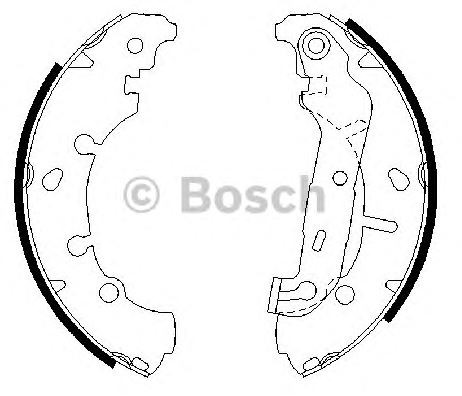 PABUÇLU FREN BALATASI (ARKA) FORD FIESTA IV 95- / FIESTA V 02- / FUSION 02- / PUMA 97- / MAZDA 3 03-