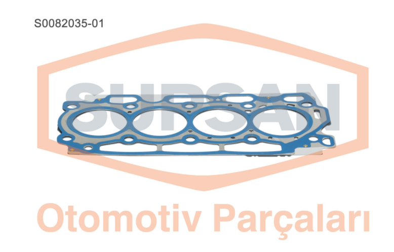 SİLİNDİR KAPAK CONTASI (2 ÇENTİK) PEUGEOTE 206 1,6 HDI 16V / 307 1,6 HDI 16V / 406 1,6 HDI 16V (DV6) FORD FOCUS 1,6 TDCI 16V /