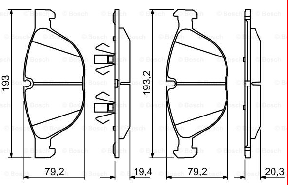 DİSK BALATA (ÖN) BMW X5 (E70)08- / X6 (E71)3.0