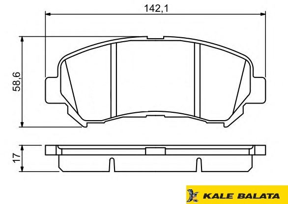 DİSK BALATA (ÖN) NISSAN QASHQAI