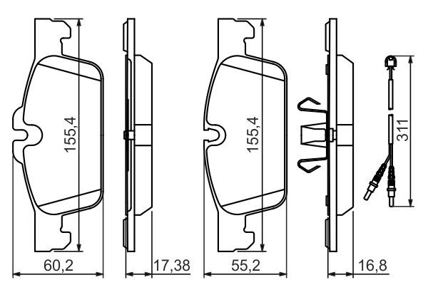 DİSK BALATA (ÖN) PEUGEOT 508 I 10-18