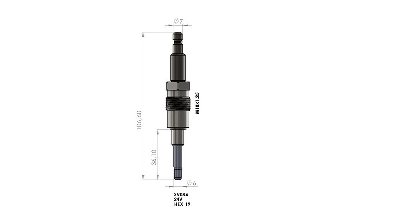 KIZDIRMA BUJİSİ (24,0V) FIAT TRAKTÖR 411-415