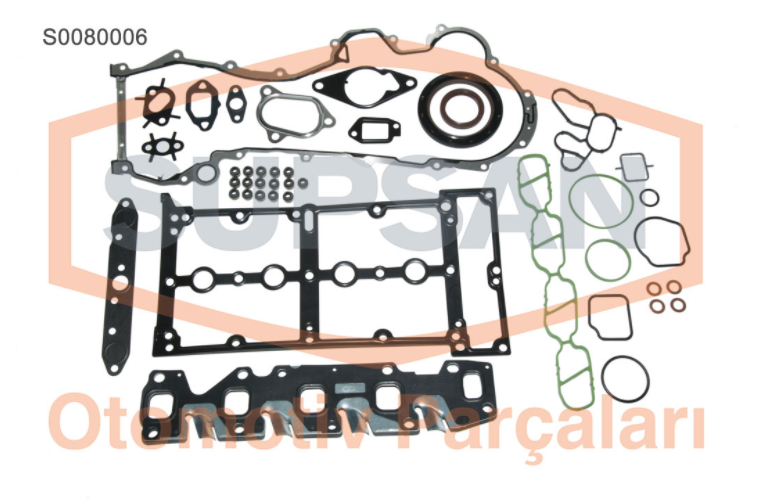 TAM TAKIM CONTA (KEÇELİ) FIAT DOBLO 1,3 MJT 16V 05- / PALİO 1.3 MJET 16V / ALBEA 1.3 MJET 16V / PUNTO 1.3 MJET 16V