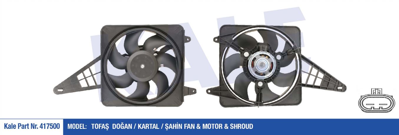 FAN MOTORU (DAVLUMBAZLI)(SOKETLİ) FIAT DKS