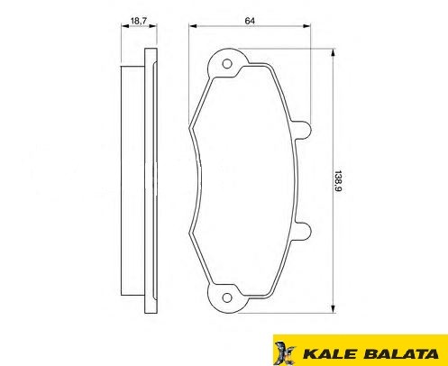 DİSK BALATA (ÖN) FORD TRANSIT T12 91-