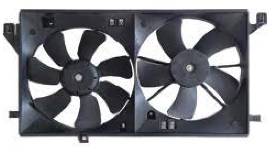 FAN MOTORU (DAVLUMBAZLI)(FMZ158) MAZDA 3 2009- ÇİFT FAN