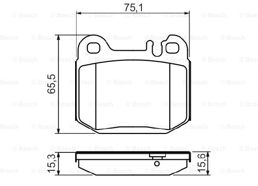 DİSK BALATA (ARKA) M.BENZ 270 CDI-320-350-400 CDI