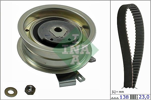 TRİGER SETİ (138 DİŞ) AUDI A3 1.6 96-03 / A4 B6 Avant 1.6 01-04 / SEAT ALTEA 1.6 04- / SKODA OCTAVIA I 1.6 97-07 / VW GOLF V 1.6 04-08 / BORA I 2.0 98-13