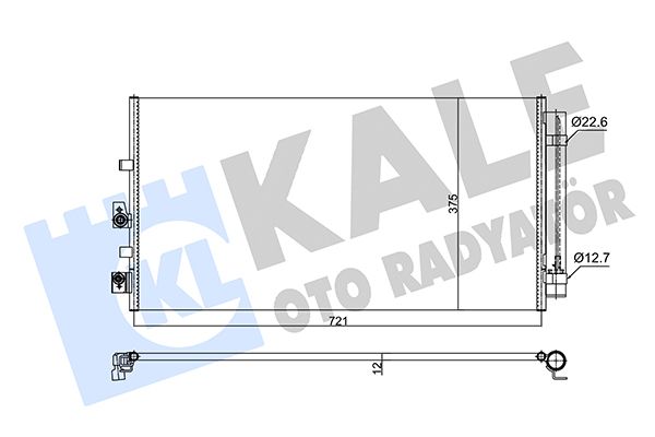 KLİMA RADYATÖRÜ (BRAZING)(KURUTUCULU) FORD FOCUS IV 1.0/1.5 ECOBOOST 1.5 ECOBLUE 18-