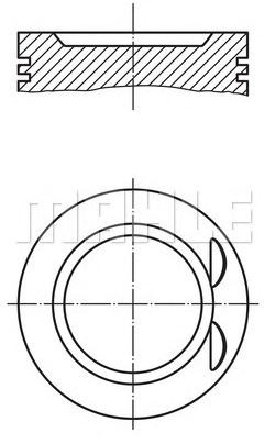 PİSTON,SEGMAN (+0.50)(79.50MM) RENAULT MEGANE K4M 1,6 16V